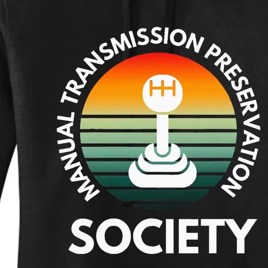 Manual Transmission Preservation Society Gearbox Mechanical Women's Pullover Hoodie