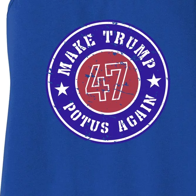 Make Trump Potus Again 2024 Women's Racerback Tank