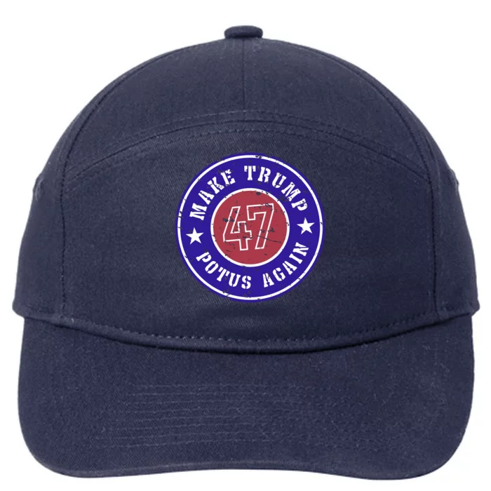 Make Trump Potus Again 2024 7-Panel Snapback Hat