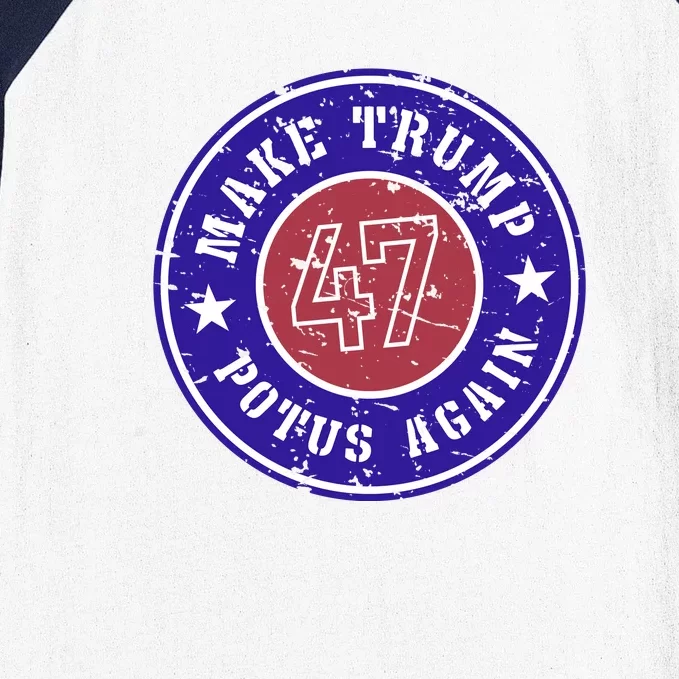 Make Trump Potus Again 2024 Baseball Sleeve Shirt