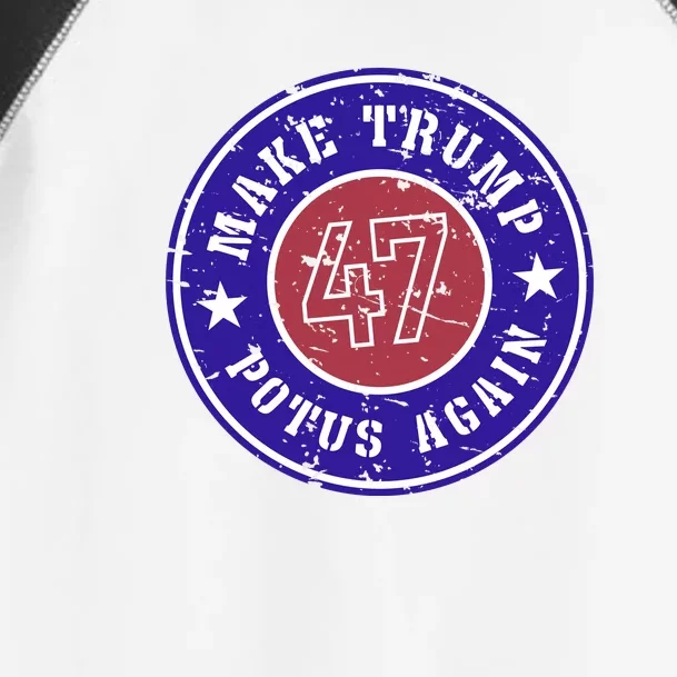 Make Trump Potus Again 2024 Toddler Fine Jersey T-Shirt