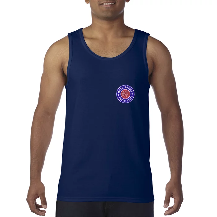 Make Trump Potus Again 47 Back And Front Front & Back Tank Top