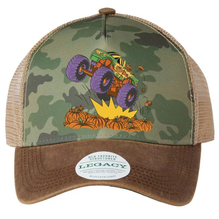 Monster Truck Pumpkin Patch Legacy Tie Dye Trucker Hat