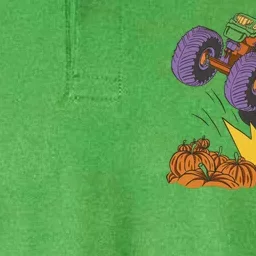 Monster Truck Pumpkin Patch Softstyle Adult Sport Polo