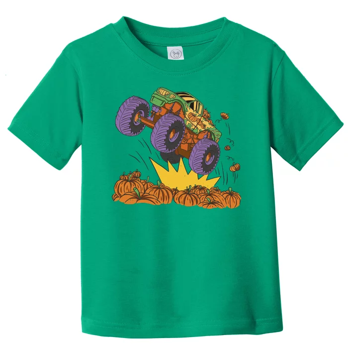 Monster Truck Pumpkin Patch Toddler T-Shirt