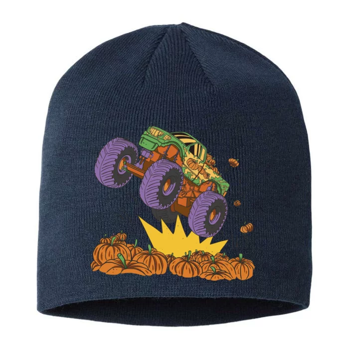 Monster Truck Pumpkin Patch 8 1/2in Sustainable Knit Beanie