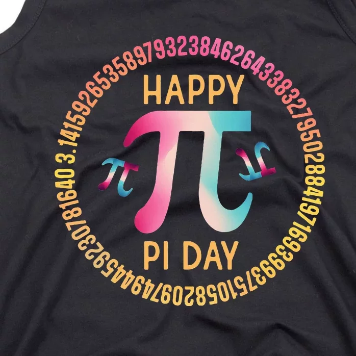 Math Teacher Pi day Lover Tank Top