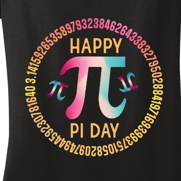 Math Teacher Pi day Lover Women's V-Neck T-Shirt