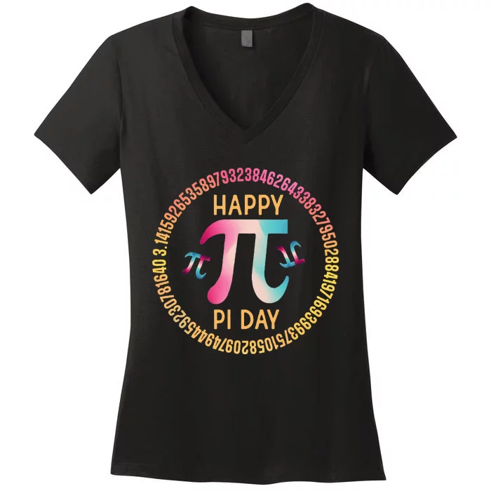 Math Teacher Pi day Lover Women's V-Neck T-Shirt