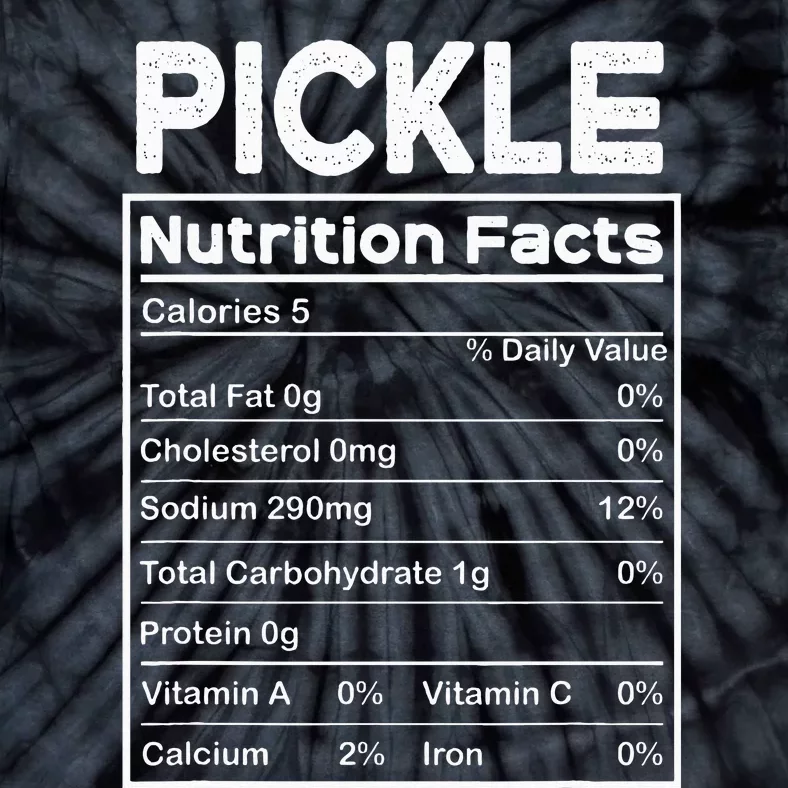 Matching Thanksgiving Pjs For Family Pickle Nutrition Facts Tie-Dye T-Shirt