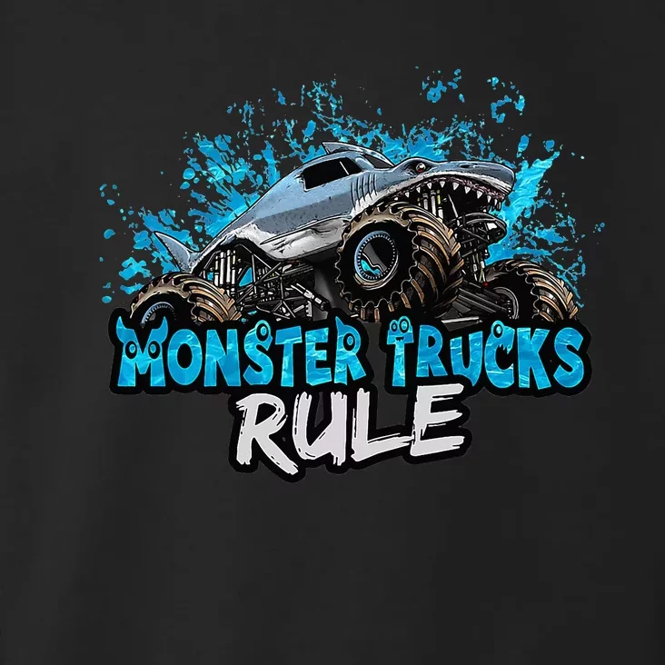 Monster Trucks Rule Toddler Hoodie