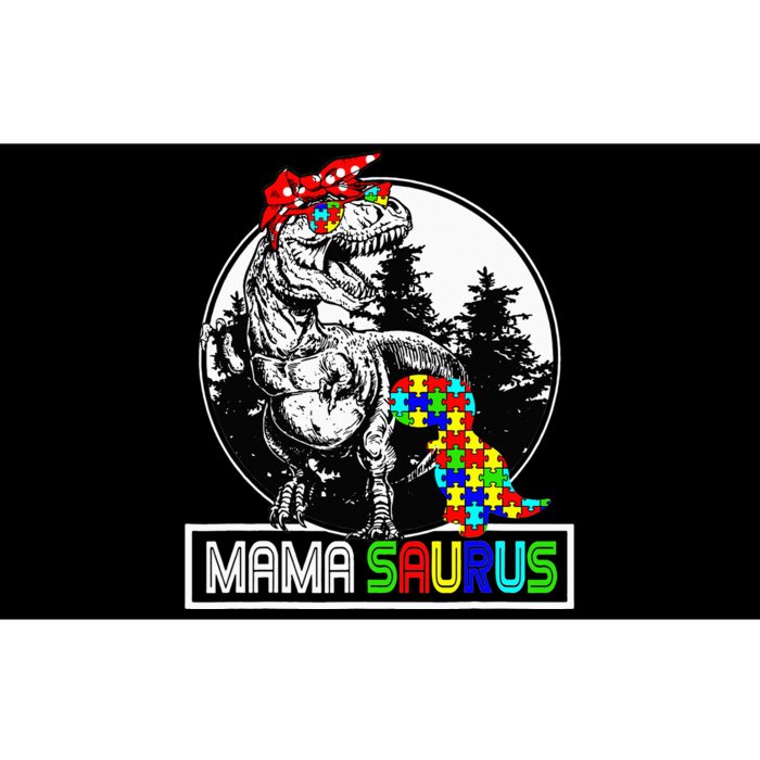 Mamasaurus T rex Dinosaur Mama Saurus Autism Awareness Bumper Sticker