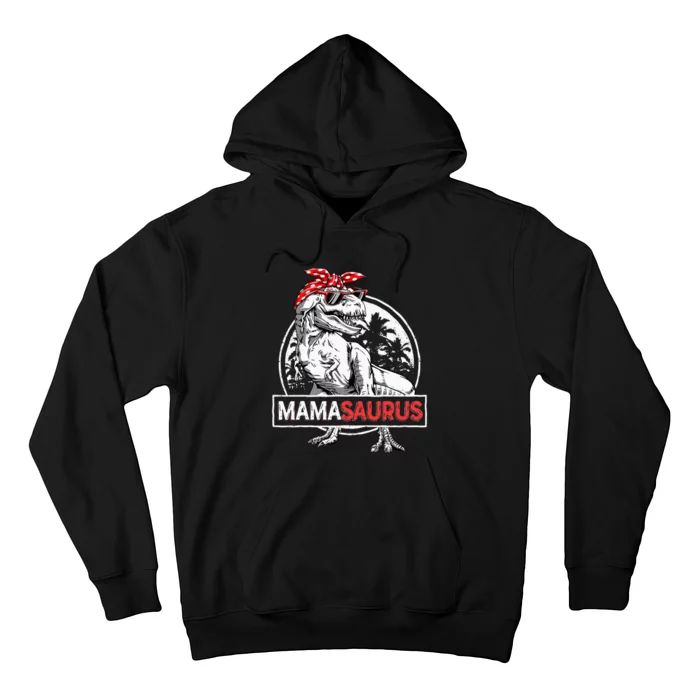 Mamasaurus T Rex Dinosaur Funny Mama Saurus Mothers Family Hoodie