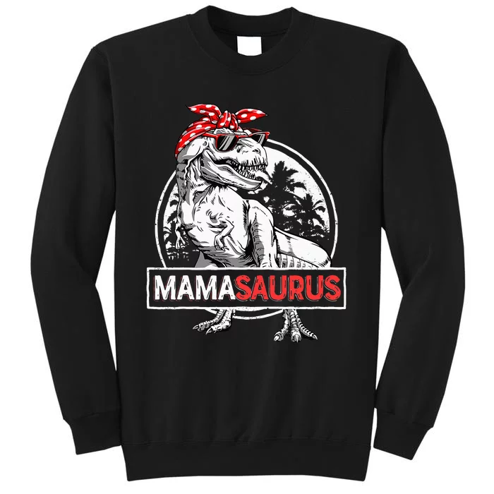 Mamasaurus T Rex Dinosaur Funny Mama Saurus Mothers Family Sweatshirt