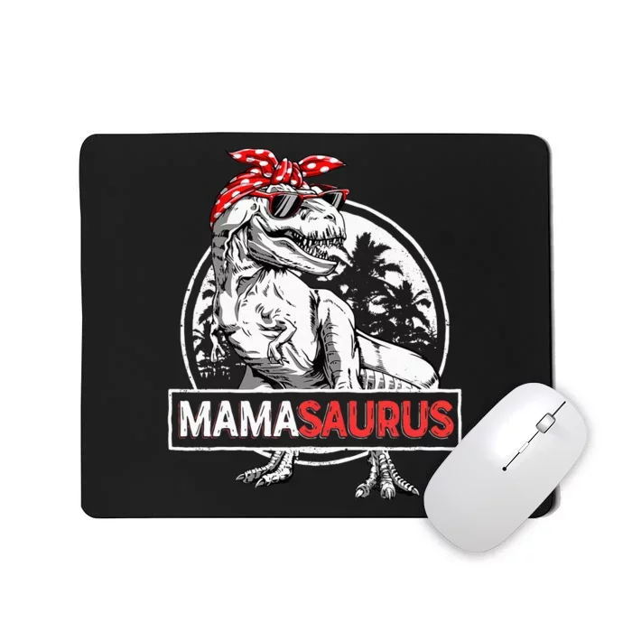 Mamasaurus T Rex Dinosaur Funny Mama Saurus Mothers Family Mousepad