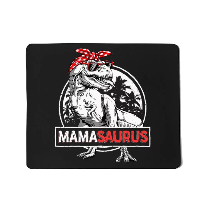 Mamasaurus T Rex Dinosaur Funny Mama Saurus Mothers Family Mousepad