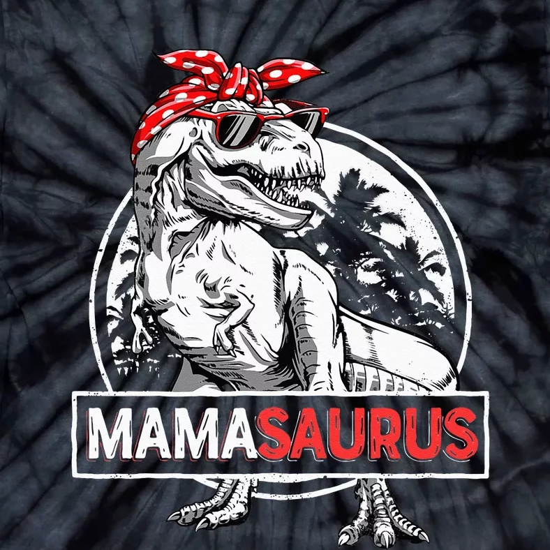 Mamasaurus T Rex Dinosaur Funny Mama Saurus Mothers Family Tie-Dye T-Shirt