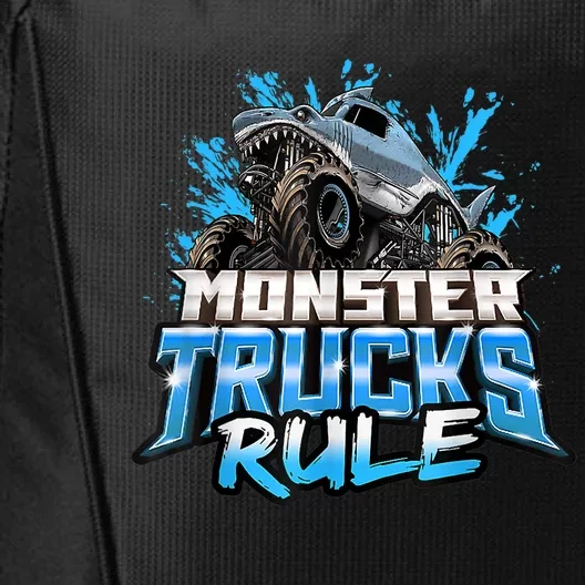 Monster Truck Rule City Backpack