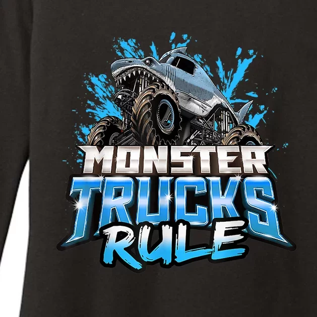 Monster Truck Rule Womens CVC Long Sleeve Shirt