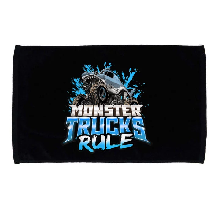 Monster Truck Rule Microfiber Hand Towel