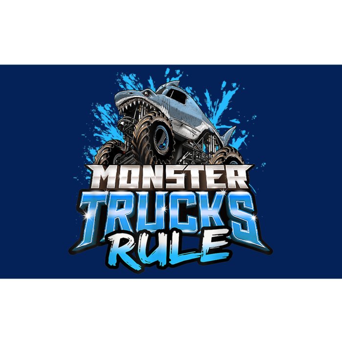 Monster Truck Rule Bumper Sticker