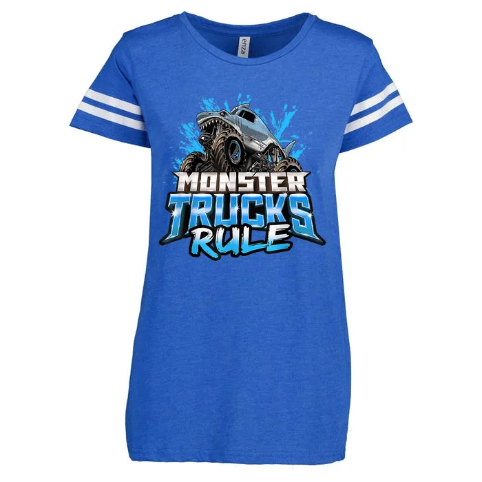 Monster Truck Rule Enza Ladies Jersey Football T-Shirt