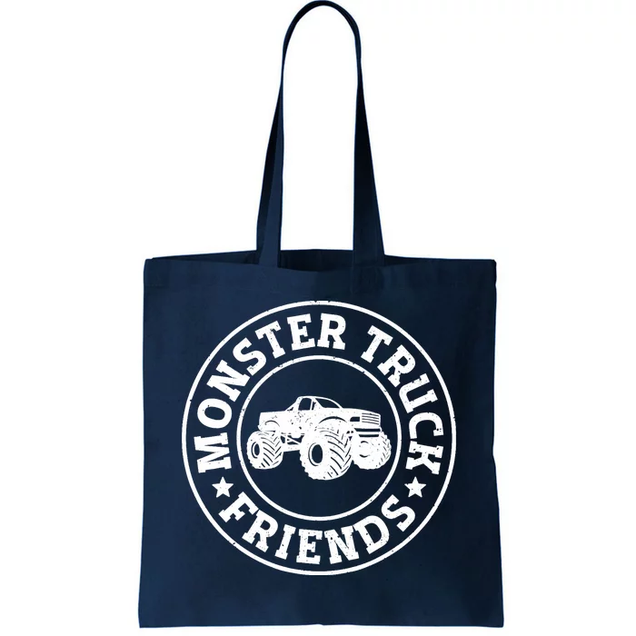 Monster Truck Retro Vintage Atv Friends Tote Bag