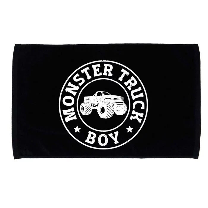 Monster Truck Retro Vintage Atv Boy Microfiber Hand Towel