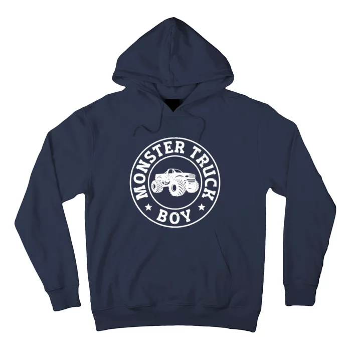 Monster Truck Retro Vintage Atv Boy Hoodie