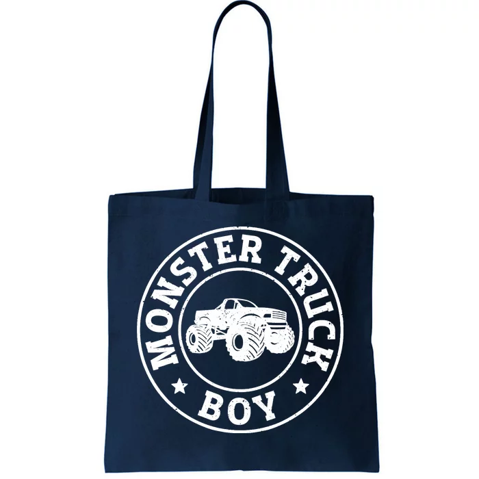 Monster Truck Retro Vintage Atv Boy Tote Bag