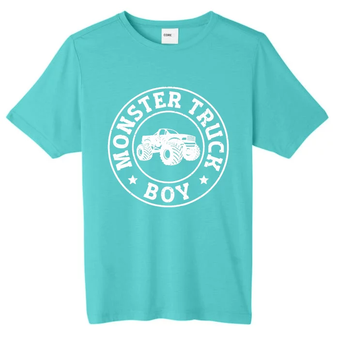 Monster Truck Retro Vintage Atv Boy ChromaSoft Performance T-Shirt