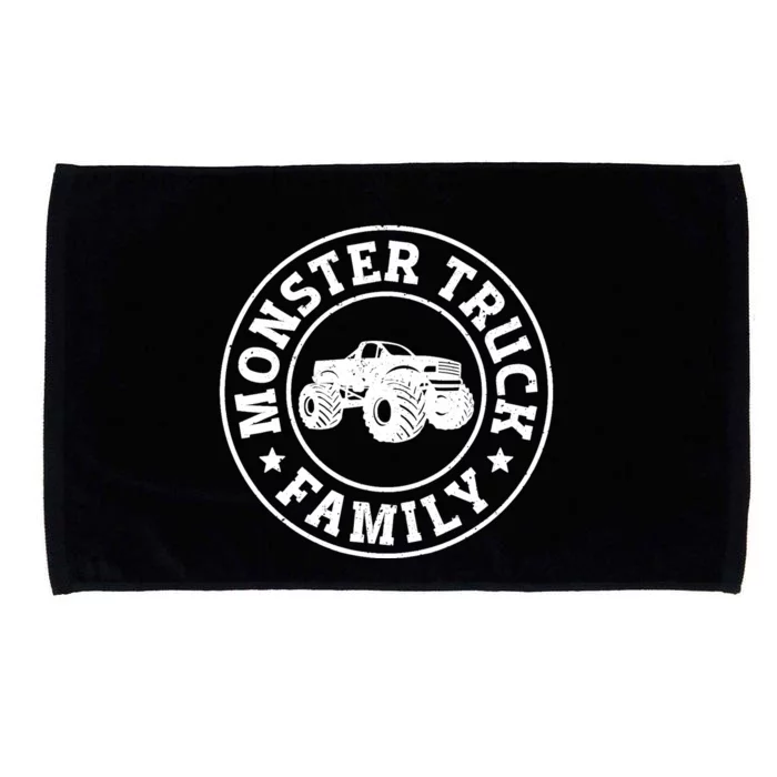 Monster Truck Retro Vintage Atv Family Microfiber Hand Towel