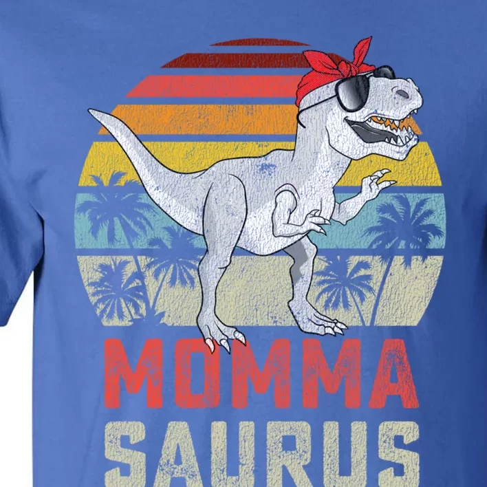 Mommasaurus T Rex Dinosaur Momma Saurus Family Matching Gift Tall T-Shirt