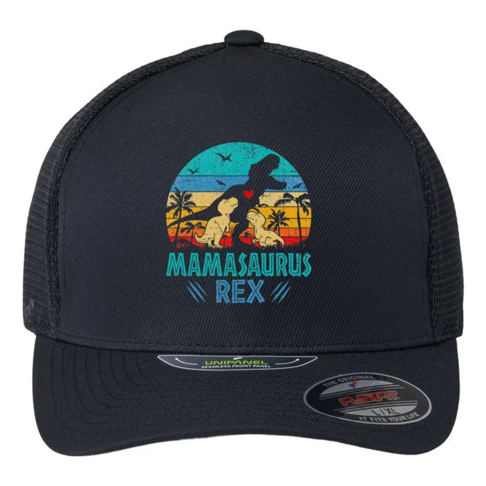 Mamasaurus T Rex Dinosaur Mama Saurus Flexfit Unipanel Trucker Cap