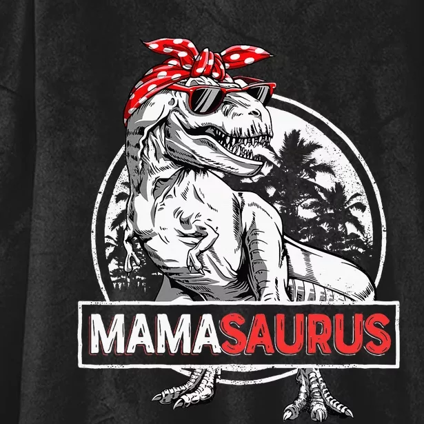 Mamasaurus T Rex Dinosaur Funny Mama Saurus Hooded Wearable Blanket