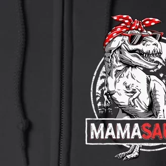 Mamasaurus T Rex Dinosaur Funny Mama Saurus Full Zip Hoodie