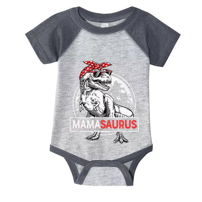 Mamasaurus T Rex Dinosaur Funny Mama Saurus Infant Baby Jersey Bodysuit