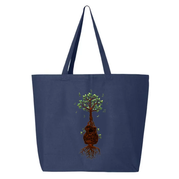 Musical Tree Root Guitar 25L Jumbo Tote