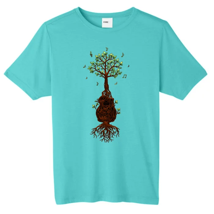 Musical Tree Root Guitar ChromaSoft Performance T-Shirt