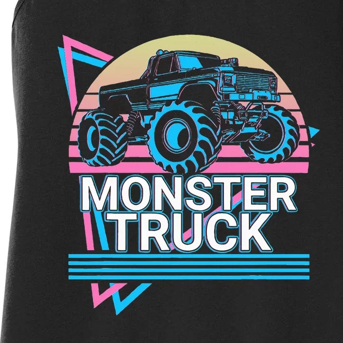 Monster Truck Retro Women's Racerback Tank