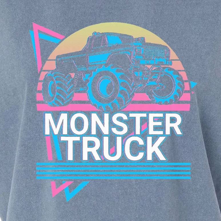 Monster Truck Retro Garment-Dyed Women's Muscle Tee