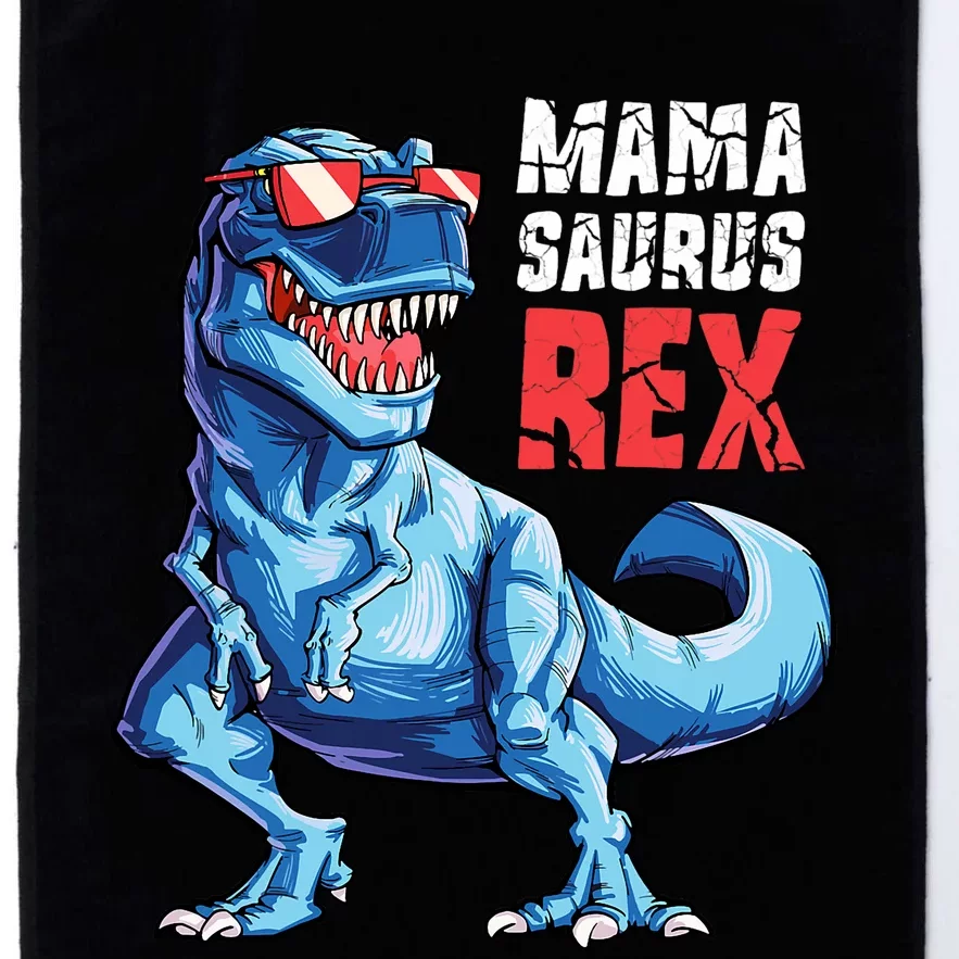 Mamasaurus T Rex Dinosaur Funny Mama Saurus MotherS Family Platinum Collection Golf Towel