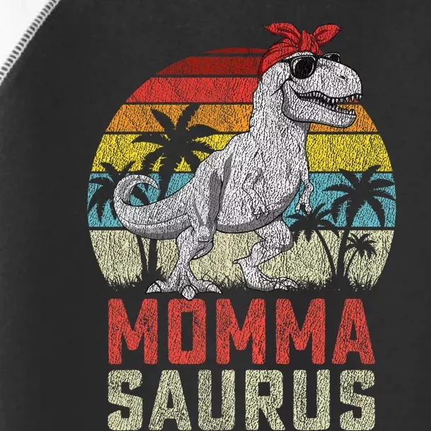 Mommasaurus T Rex Dinosaur Momma Saurus MotherS Family Toddler Fine Jersey T-Shirt