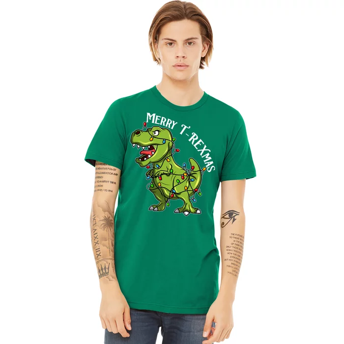 Merry T Rexmas Trex Christmas Premium T-Shirt