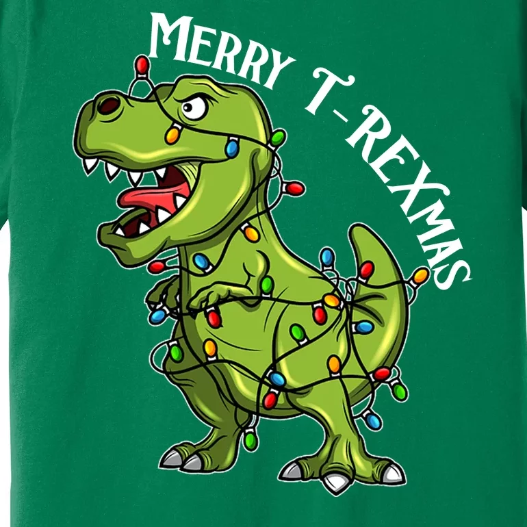 Merry T Rexmas Trex Christmas Premium T-Shirt