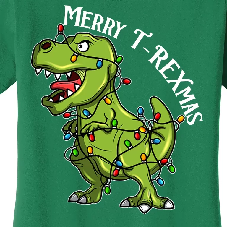 Merry T Rexmas Trex Christmas Women's T-Shirt