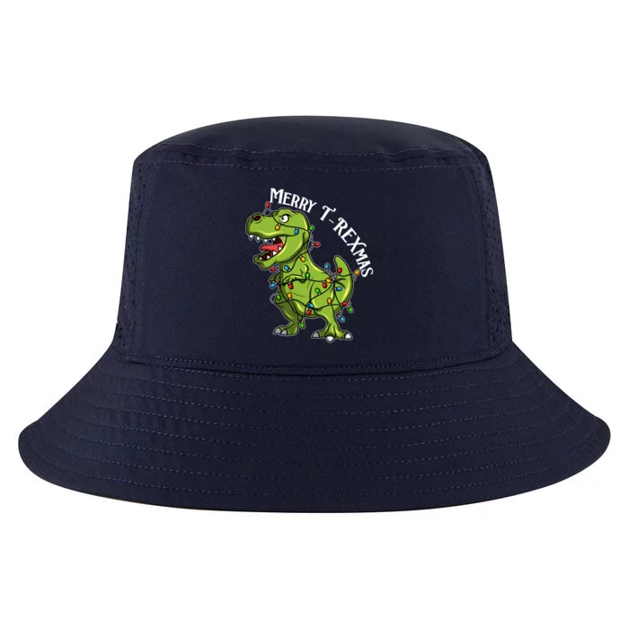 Merry T Rexmas Trex Christmas Cool Comfort Performance Bucket Hat