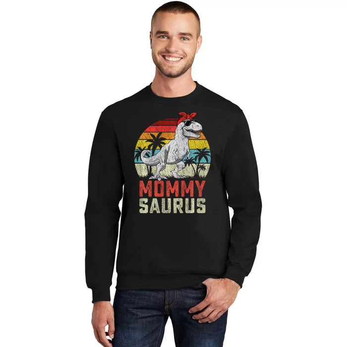 Mommysaurus T Rex Dinosaur Mommy Saurus MotherS Family Sweat Sweatshirt