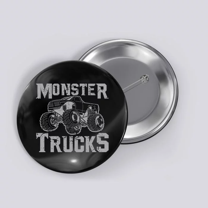 Monster Truck | Retro Vintage Off Road Button