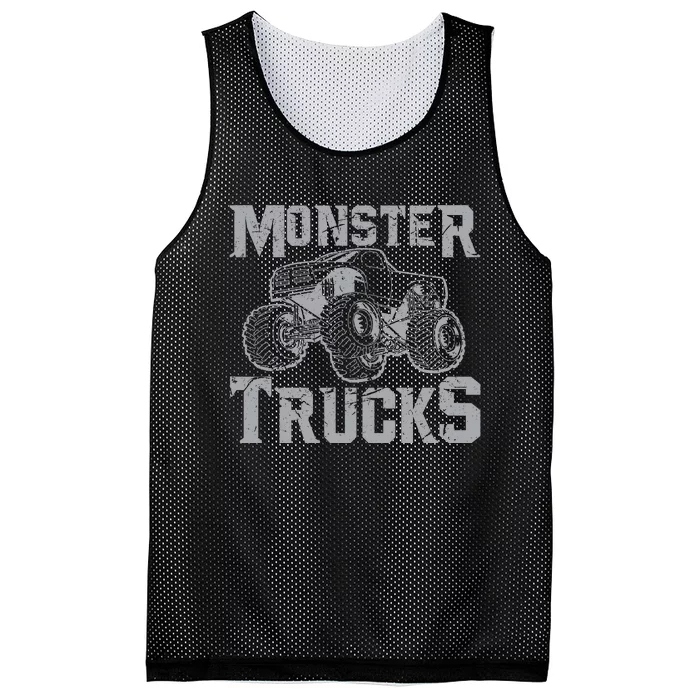 Monster Truck | Retro Vintage Off Road Mesh Reversible Basketball Jersey Tank